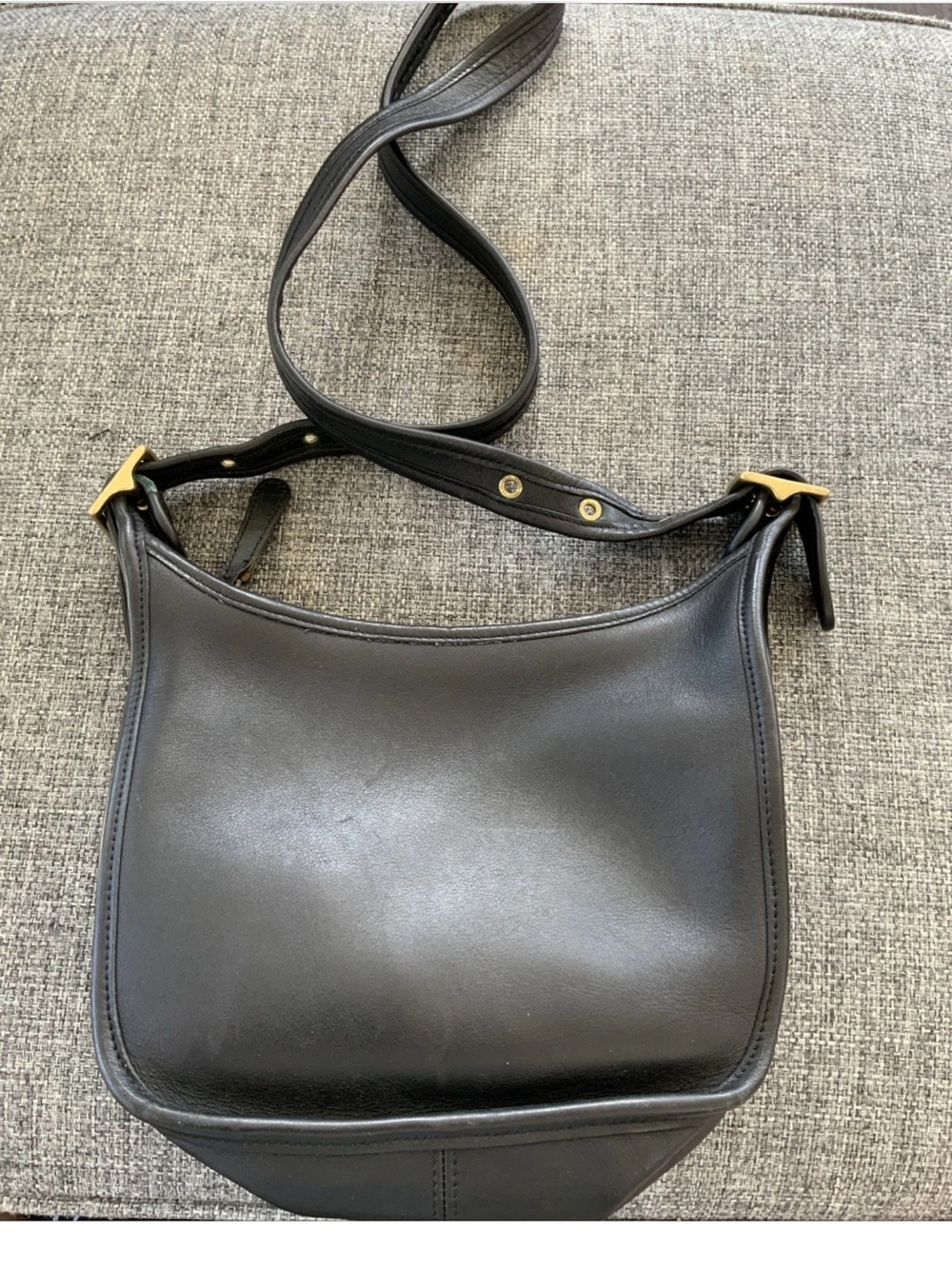 Vintage Coach 9950 Janice Legacy Black leather Crossbody Shoulder Bag - Picture 2 of 7
